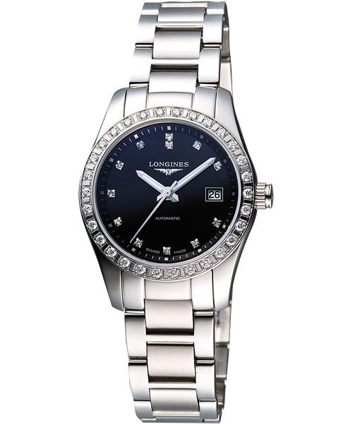 longines/浪琴典藏真钻机械女表 l22850576