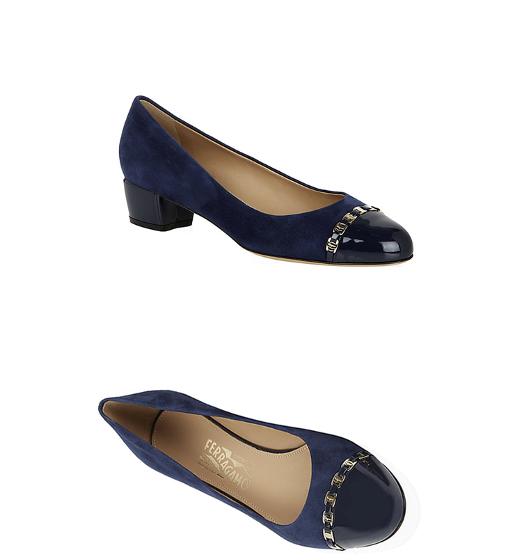 ferragamo菲拉格慕 pim30女鞋 藏藍色 37