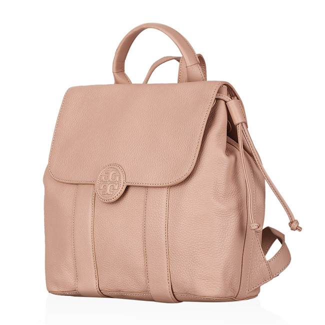 tory burch/汤丽柏琦 女士粉色牛皮时尚双肩包 11159616