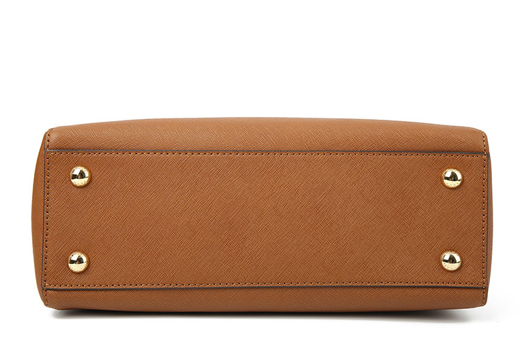 michael kors/迈克·科尔斯 女士棕色牛皮手提包