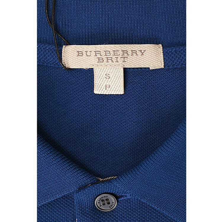 burberry/博柏利 左胸刺绣骑士标纯棉长袖男士t恤 polo衫 3872757