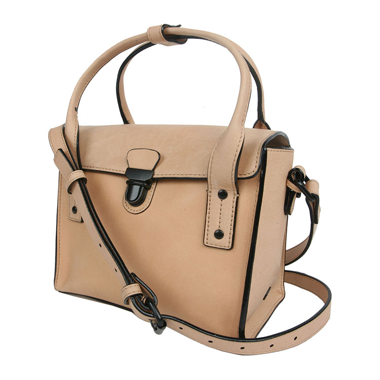 gryson-iiibeca 牛皮 north moore satchel 单肩斜挎手提包自然粉色