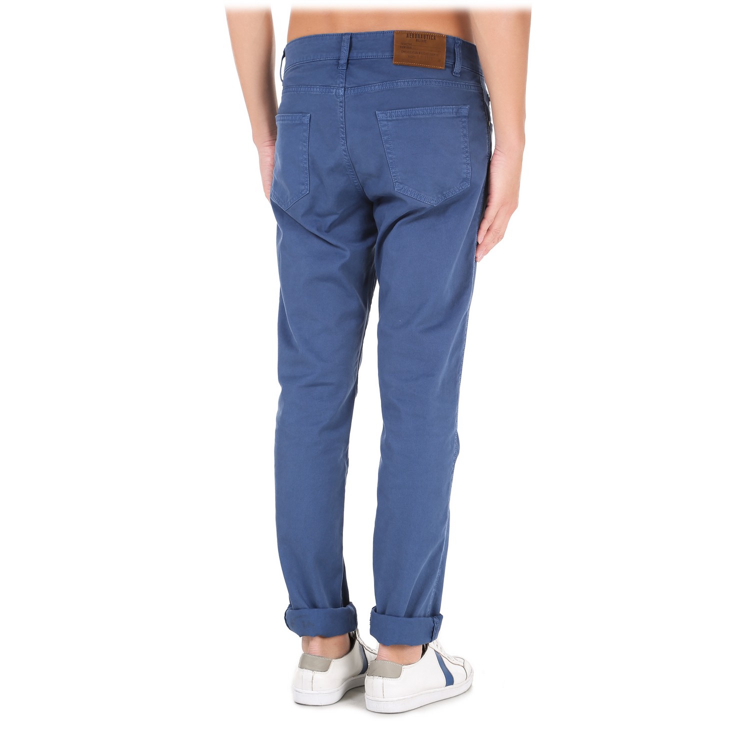 aeronautica militare/意大利空军男士蓝色休闲裤