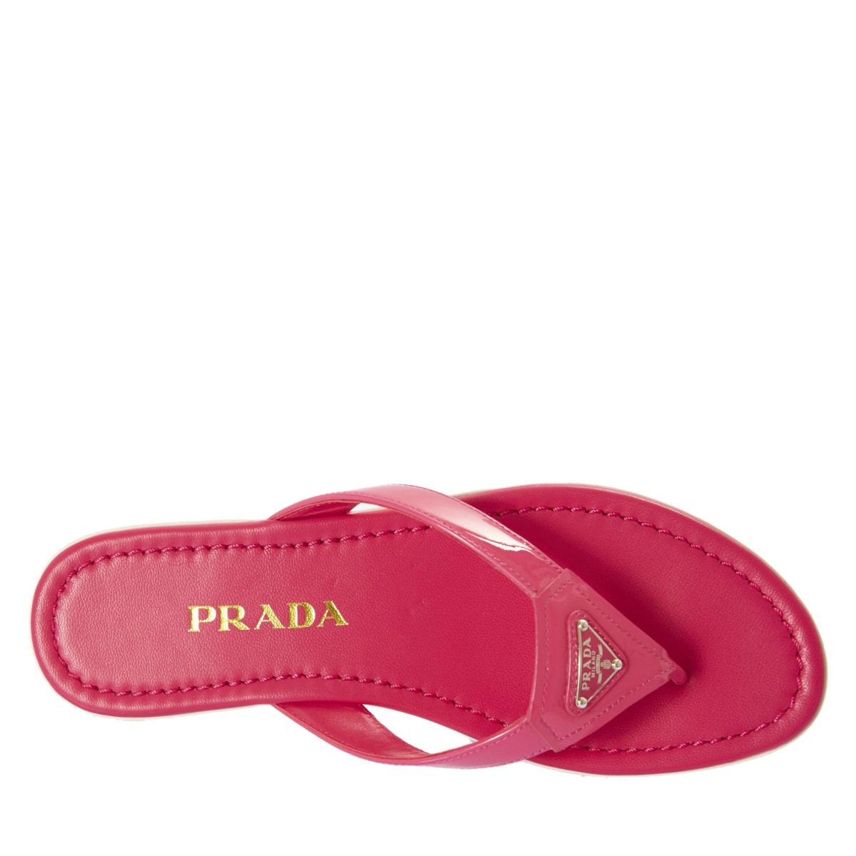 prada/普拉达 红色漆皮女士拖鞋 1y449f 06e f0505 0944009713
