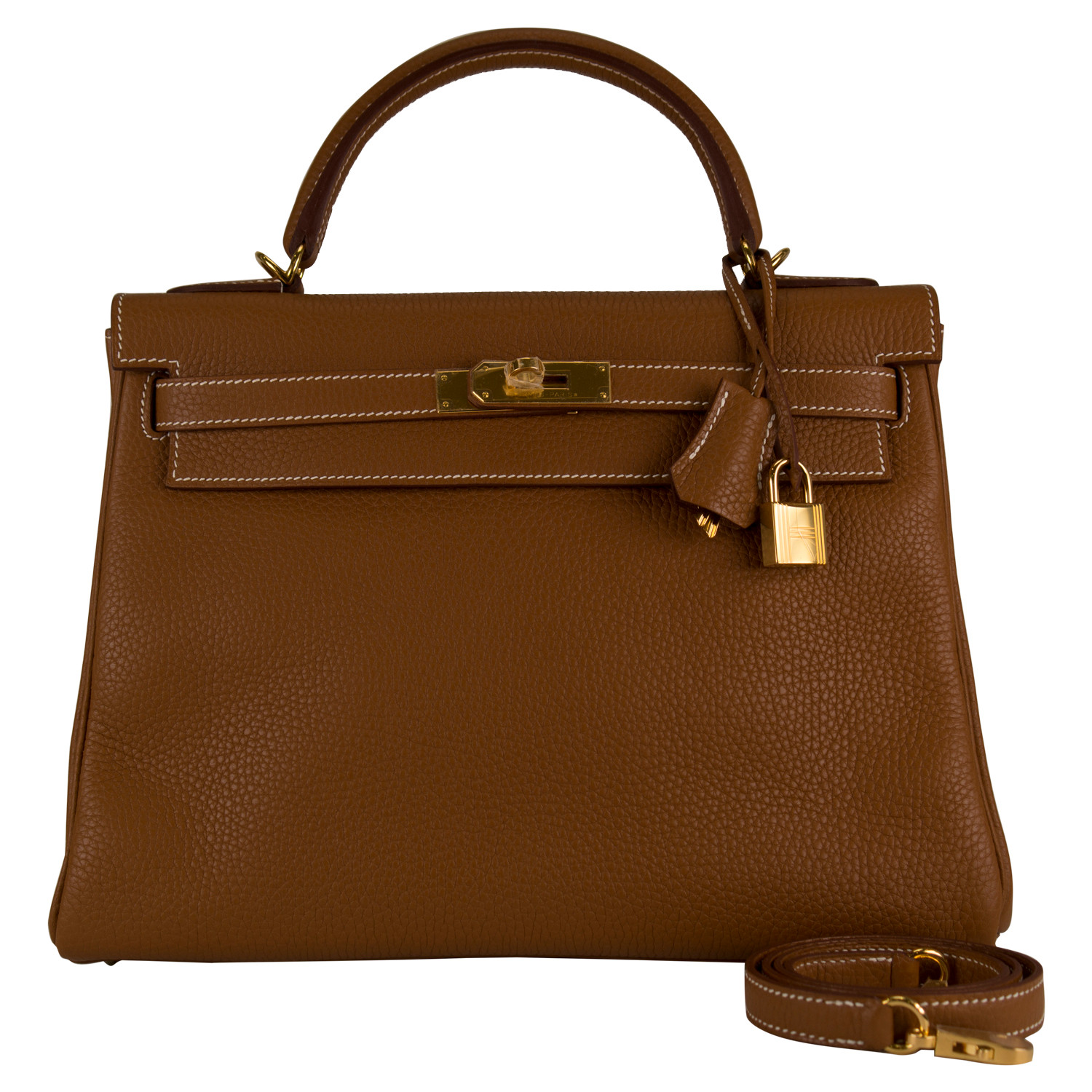 hermes/爱马仕 kelly 32 tc皮手提包 pr1235