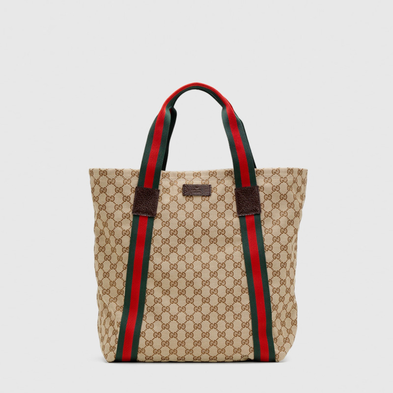 gucci/古驰 gg帆布手提袋 大容量手提包