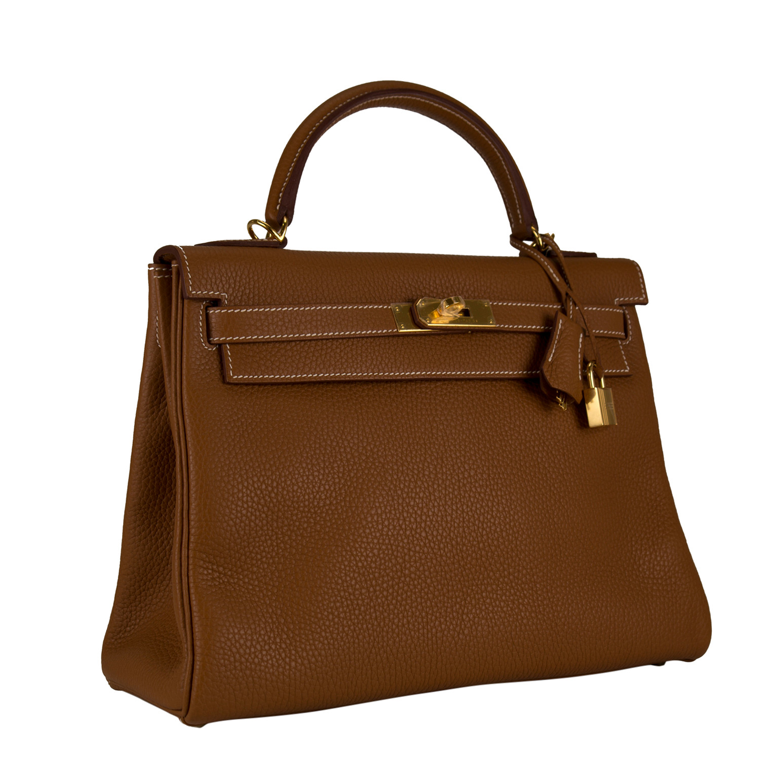 hermes/爱马仕 kelly 32 tc皮手提包 pr1235