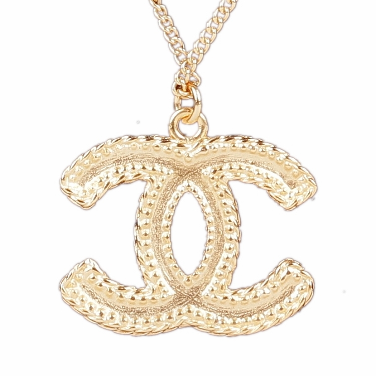 chanel/香奈儿 金色双c 项饰/吊坠 a60024