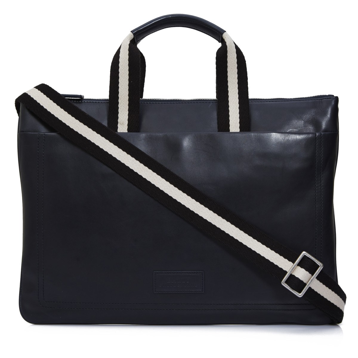 【包邮包税】bally/巴利 藏蓝色牛皮男士两用包单肩包 tigan/507 new