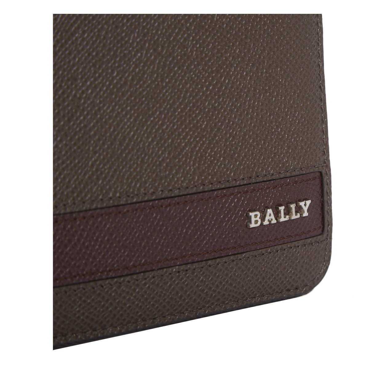 bally/巴利 啡色压纹牛皮男士长钱包 litevin/91 6189776 bark