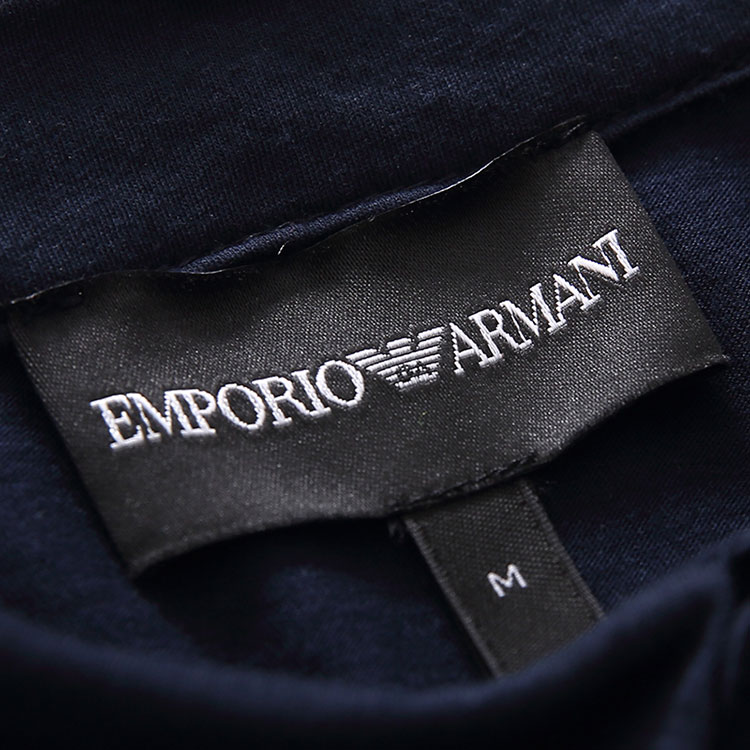 emporio armani/安普里奥阿玛尼 16年秋冬新品 纯色刺绣logo棉质休闲