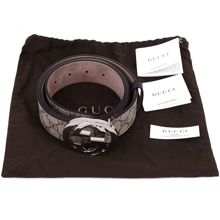 gucci/古驰 男士双g板扣式腰带/皮带411924 kgdhn