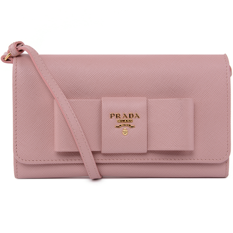 prada/普拉达 女士牛皮单肩包斜跨包蝴蝶结1mt437 ztm