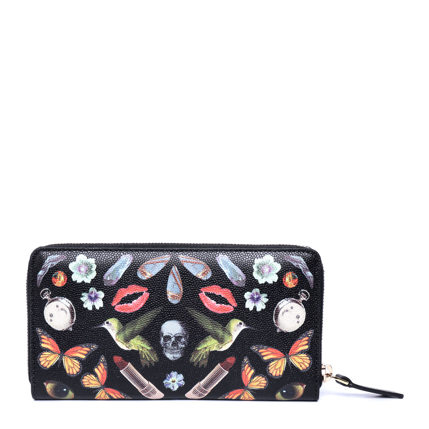 【包邮包税】alexander mcqueen/亚历山大麦昆 物品图案 钱包 439194