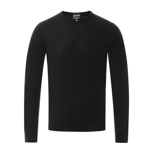 giorgio armani/乔治阿玛尼 男针织衫 山羊绒男士圆领套头羊绒衫