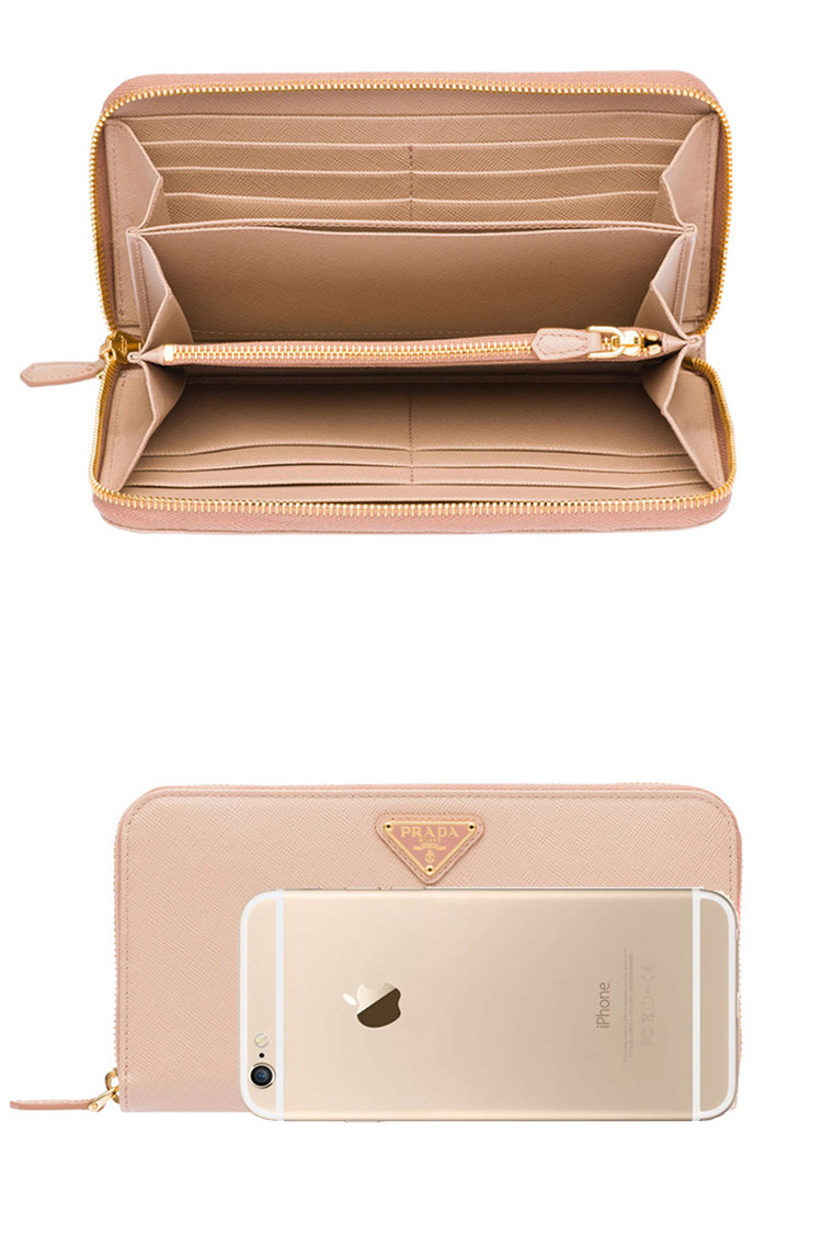 prada/普拉达小牛皮女士钱包1ml506 f0770