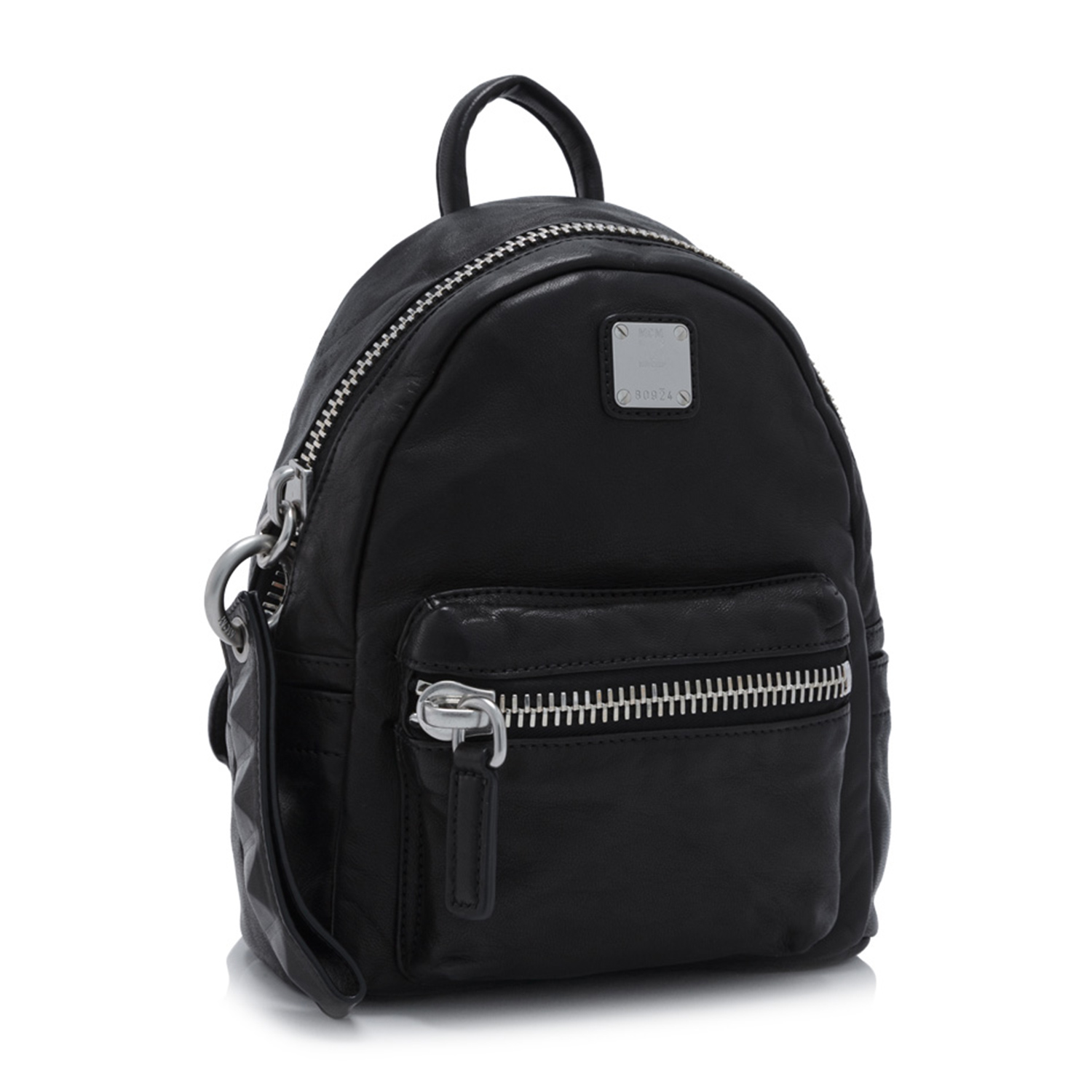 【包税】mcm/mcm 女士黑色双肩包