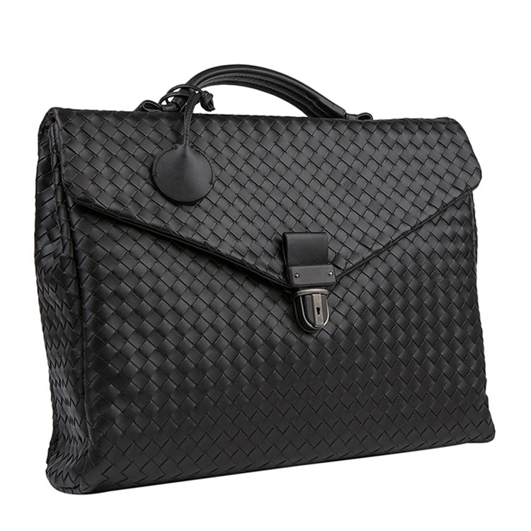 bottega veneta/葆蝶家 男士牛皮经典编织公文包113095 v4651