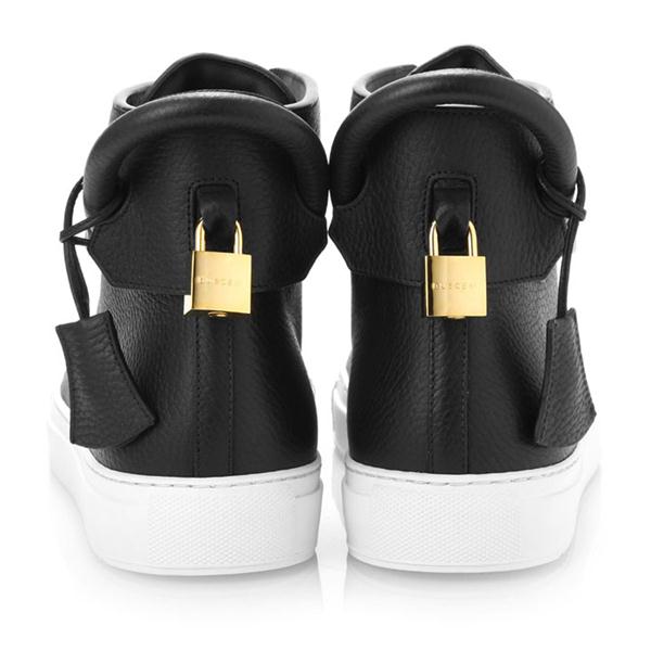 buscemi/buscemi 牛皮 高帮系带男士休闲鞋