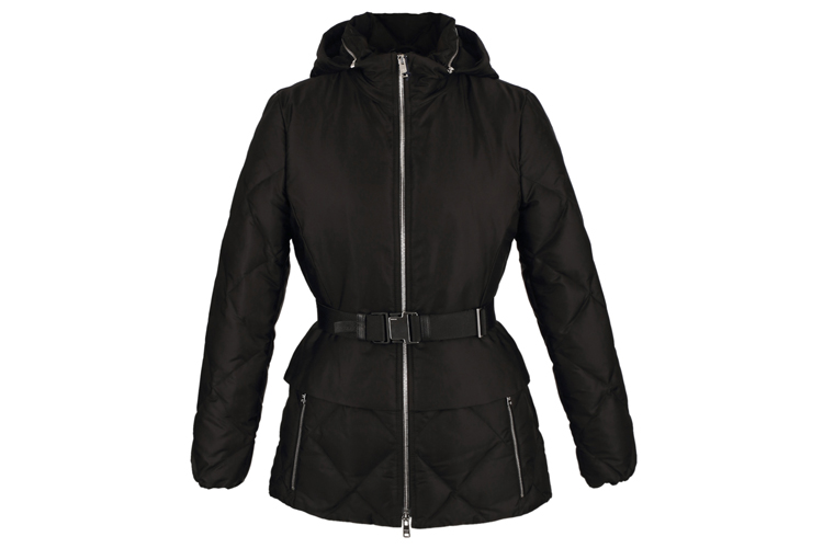 prada/普拉达 可脱卸帽长袖时尚休闲长款修身女士羽绒服外套 pr