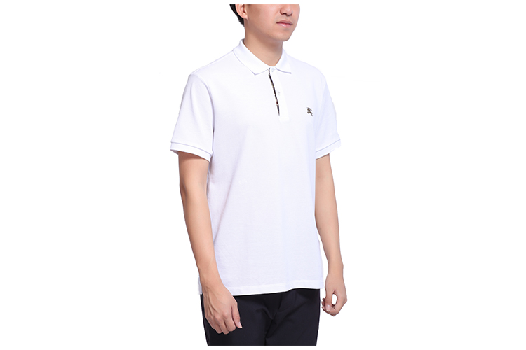 burberry/博柏利 纯棉骑士logo翻领短袖时尚男士t恤 bu