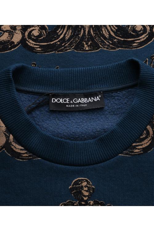 dolce&gabbana/杜嘉班纳 印花图案男士卫衣 g9fd1t g7efr x0800