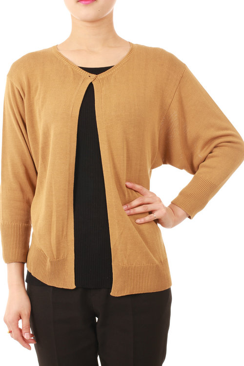 losani/losani 时尚休闲女士开襟衫 女针织衫