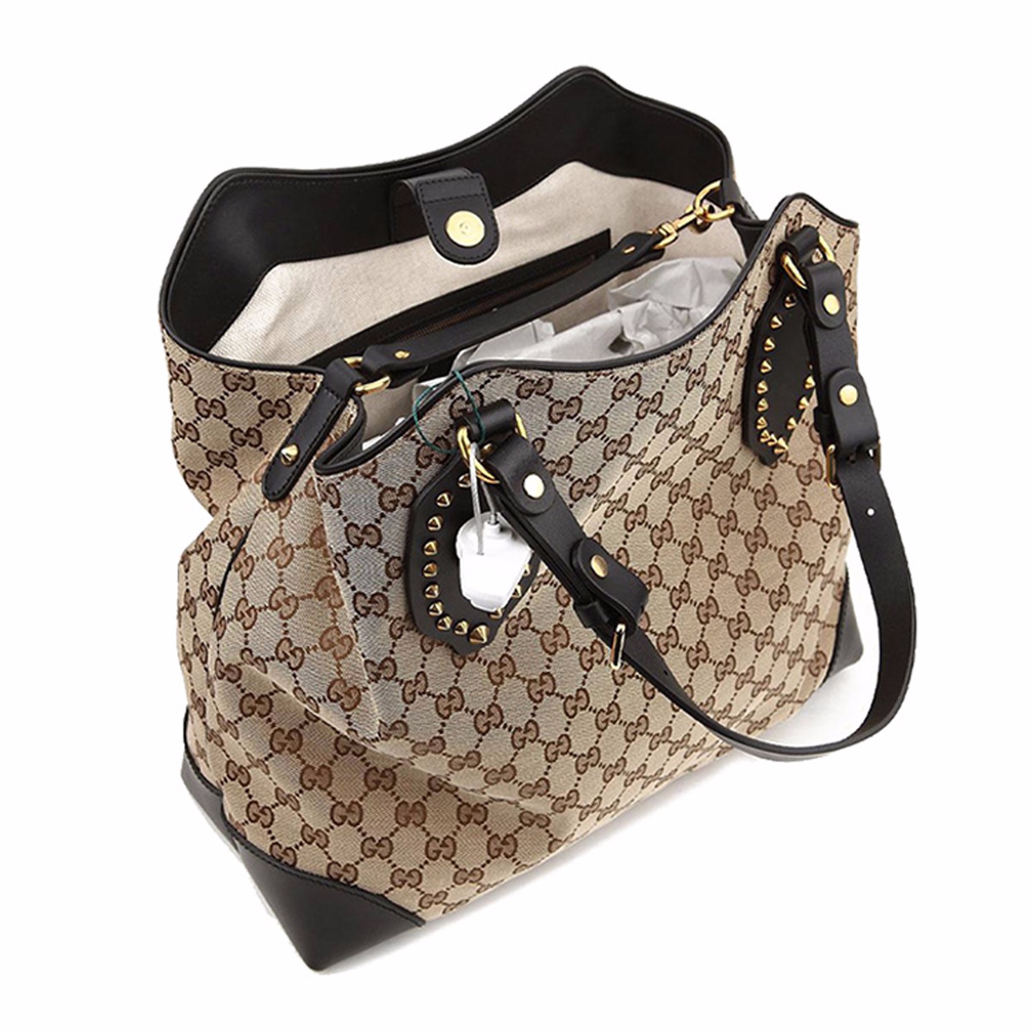 【包邮包税】gucci/古驰 女士复古帆布单肩包手提包 296873 f4cmt