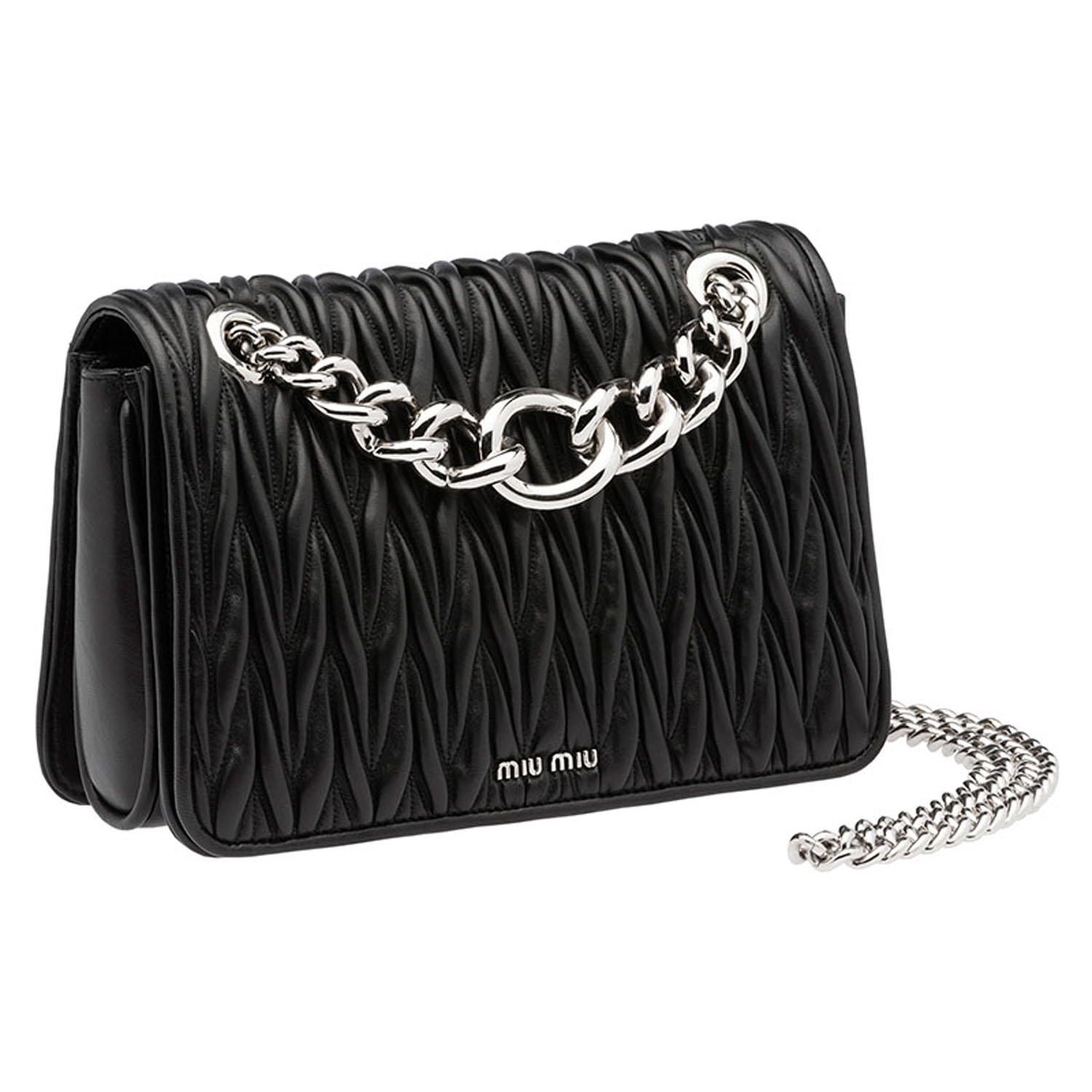 miumiu/缪缪 新款小羊皮单肩包 5bd015 n88 f0002