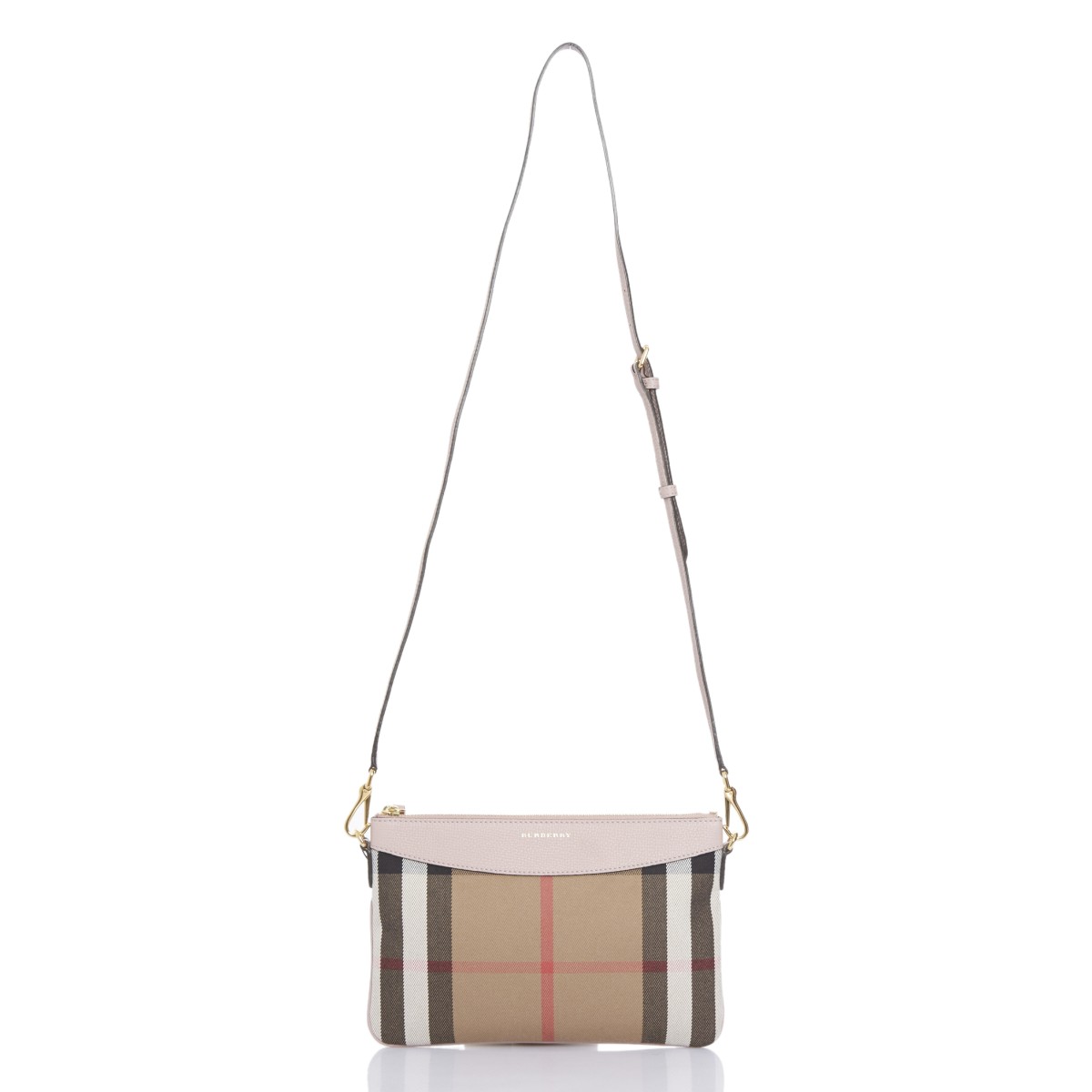 burberry/博柏利 牛皮女士单肩包 3996884 pale orchid