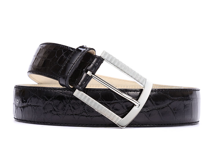 brioni/布里奥尼 男士腰带 * 材质:尼罗鳄鱼皮革