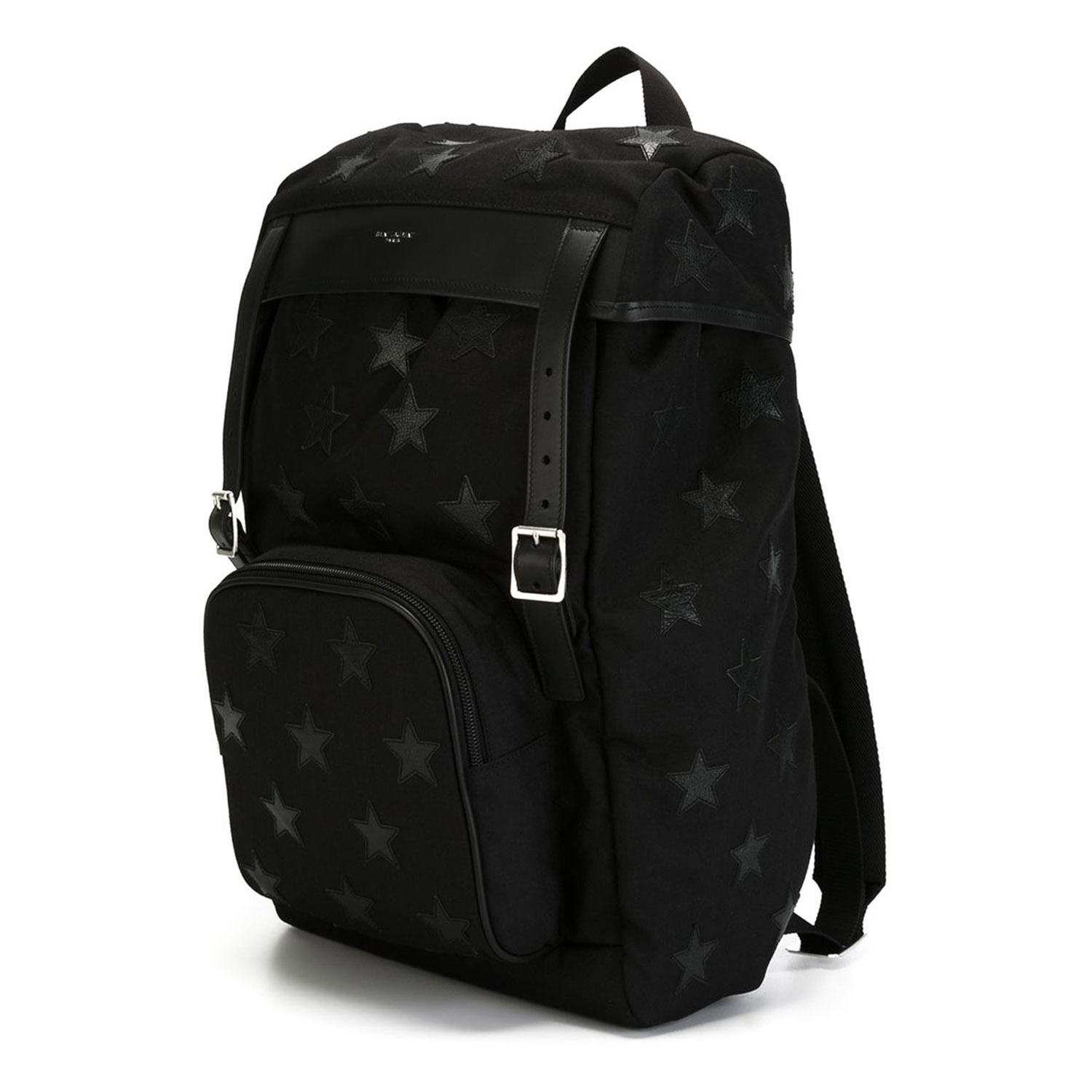 【包邮包税】yves saint laurent/圣罗兰 2016新款男士黑色尼龙双肩包