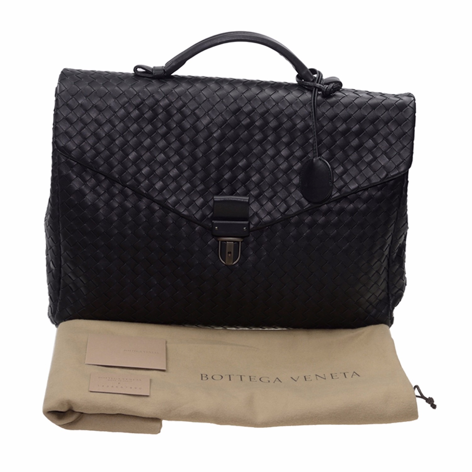 bottega veneta/葆蝶家 男士羊皮编织公文包 113095 v4651 1000