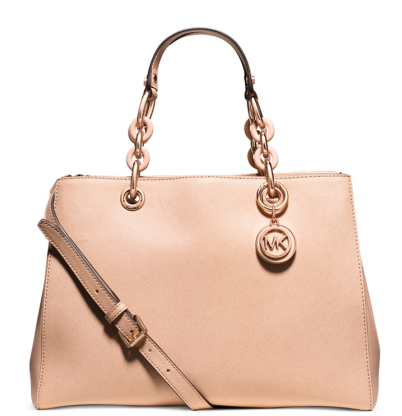 michael kors/迈克·科尔斯 mk金属logo女士手提斜挎包 30s3tcys2l