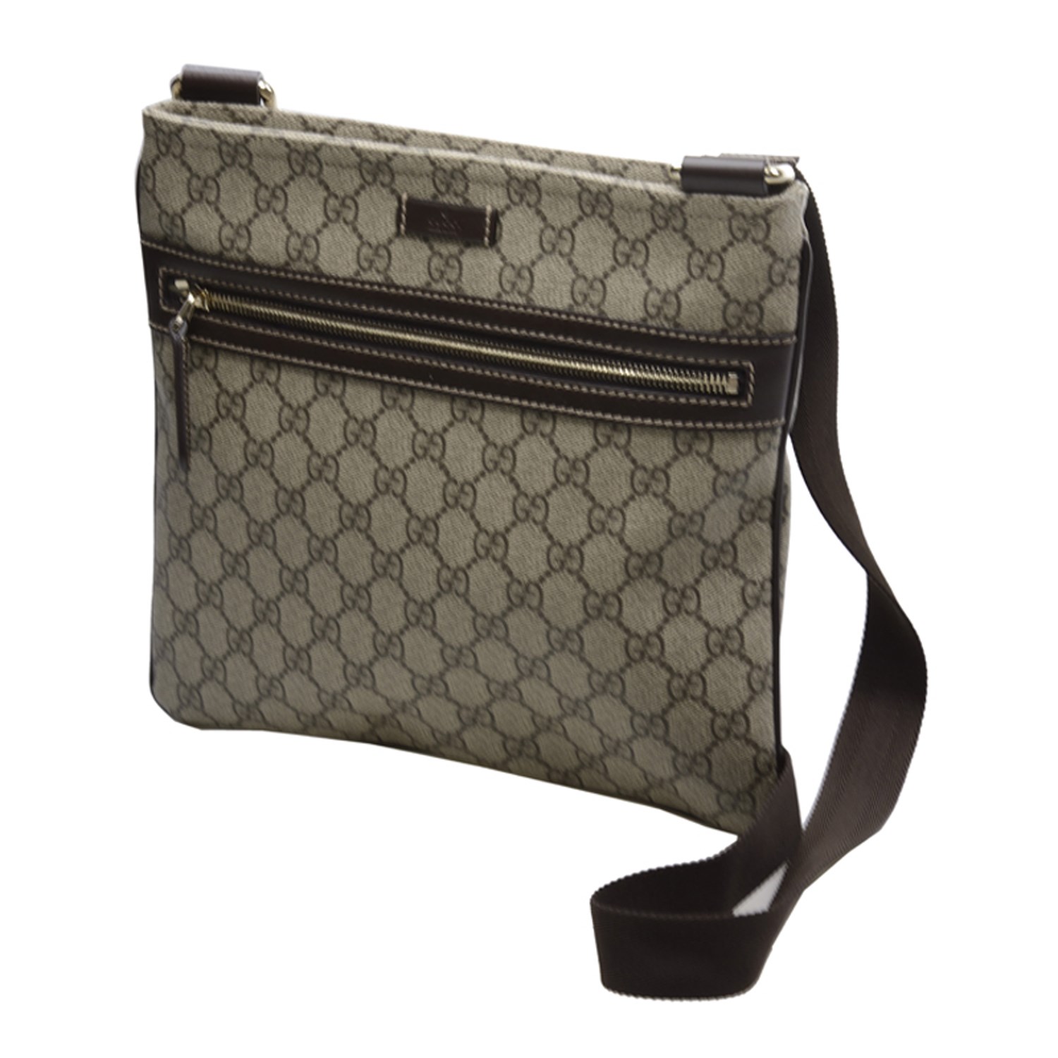 【包邮包税】gucci/古驰 男士双g印花斜挎包单肩包 295257 kgdig 8588