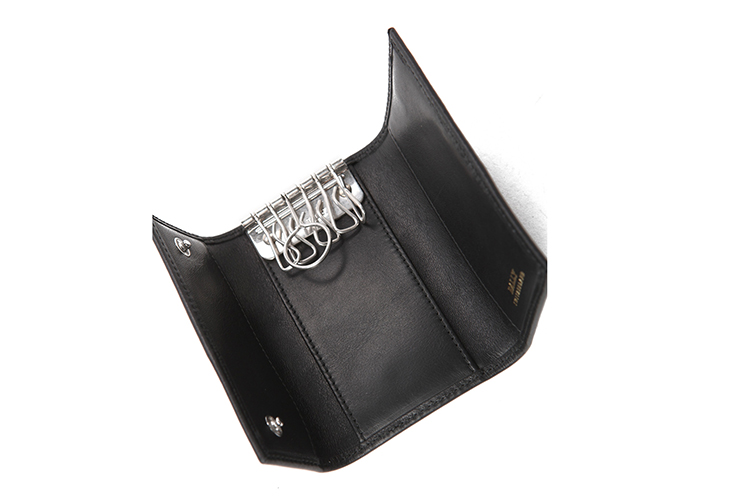 【bally巴利 小型皮具】bally/巴利 男士牛皮钥匙包 tuto/290 黑色