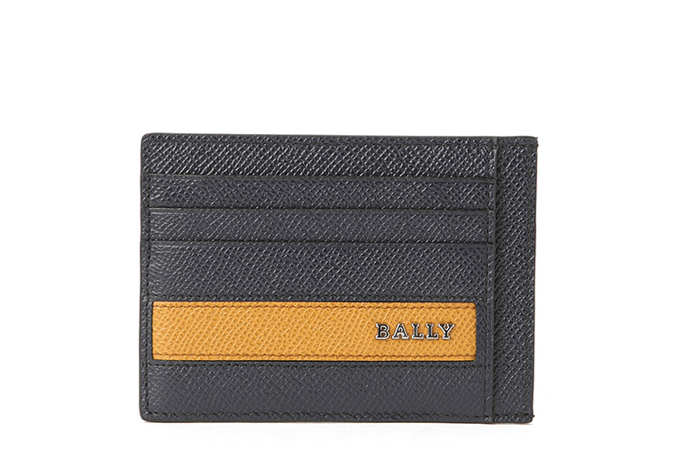 【bally巴利 小型皮具】bally/巴利 牛皮男士卡夹 lortyn/127 深蓝色