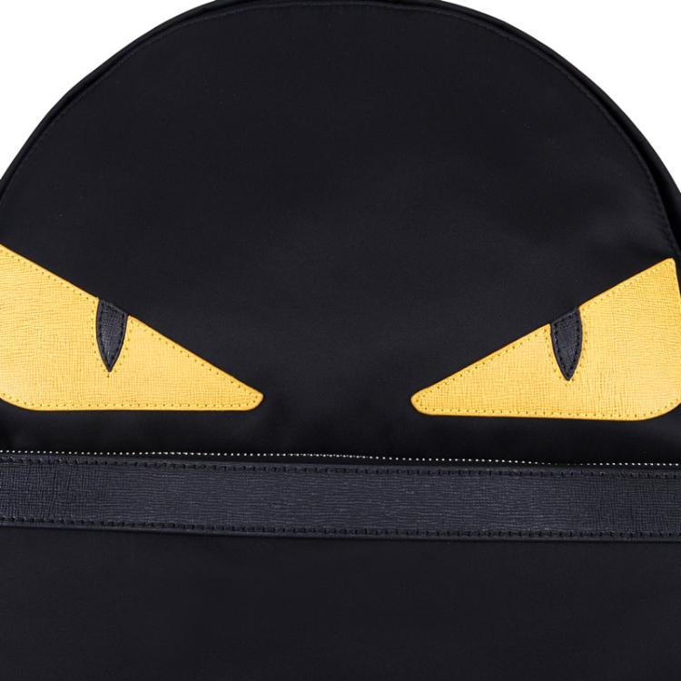 fendi/芬迪 男式黑色小怪兽双肩包 7vz012 1ce f0u98