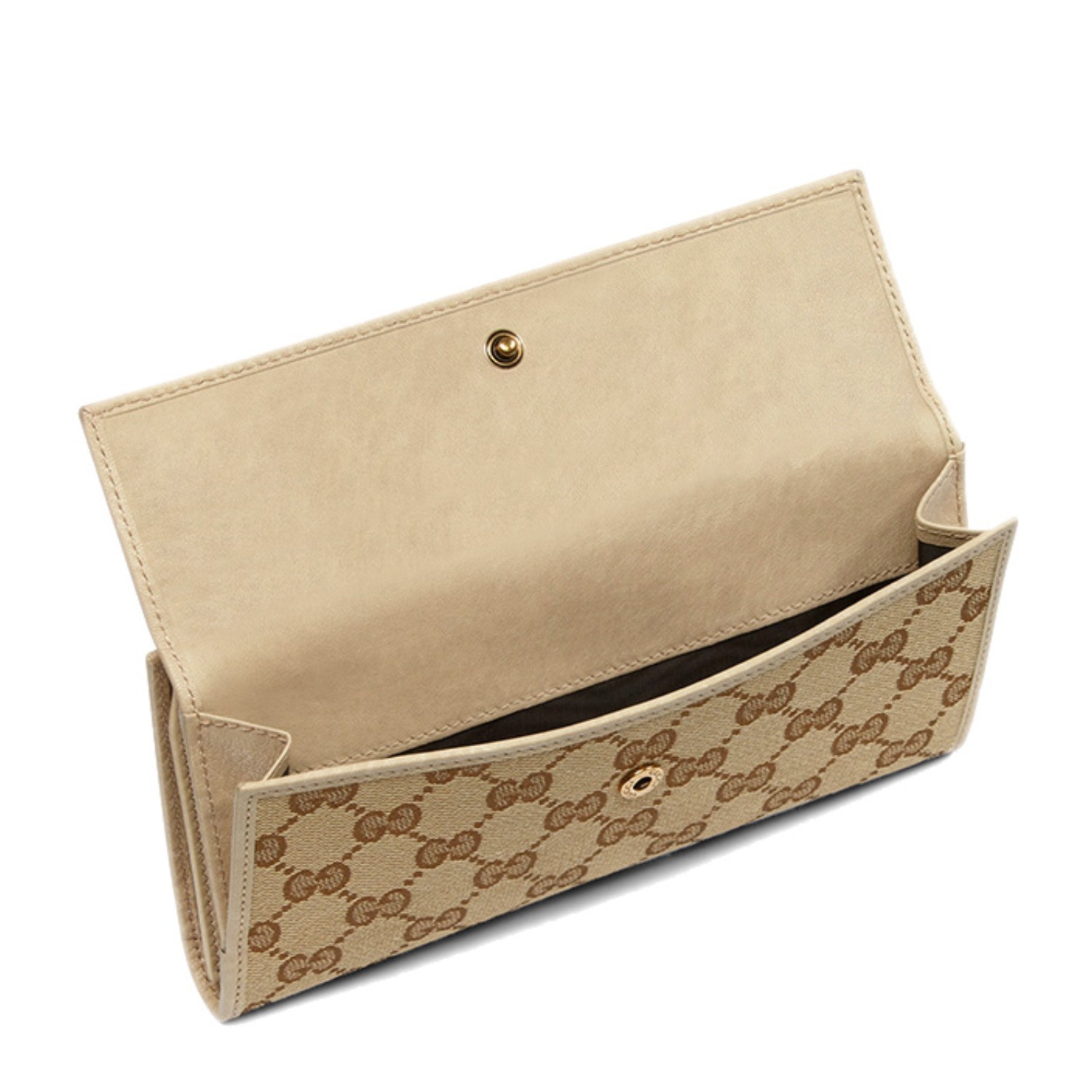 gucci/古驰 女士miss双g帆布长款皮夹钱包 337335 f4g1t 8563