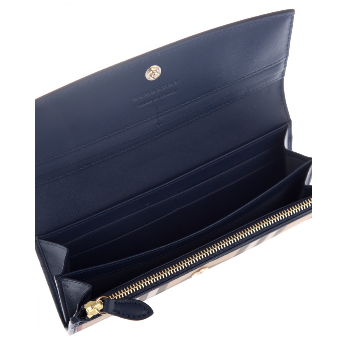 burberry/博柏利 经典格纹女士长款钱包3988088