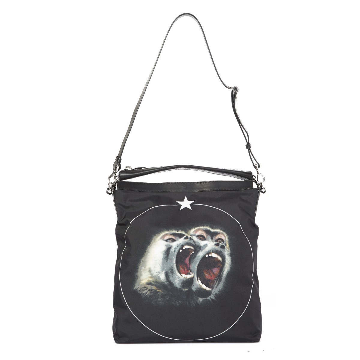【包邮包税】givenchy/纪梵希 猩猩图案黑色单肩包 bj05052379 960