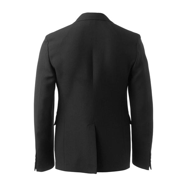 prada/普拉达 男士西装 羊毛丝混纺暗条纹两粒扣后中开叉男士翻领长袖