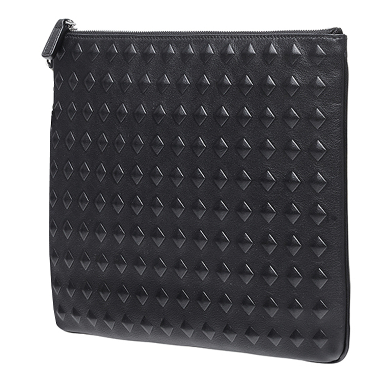 mcm/mcm 男士牛皮铆钉样式中号手拿包myz 6svh10 bk001