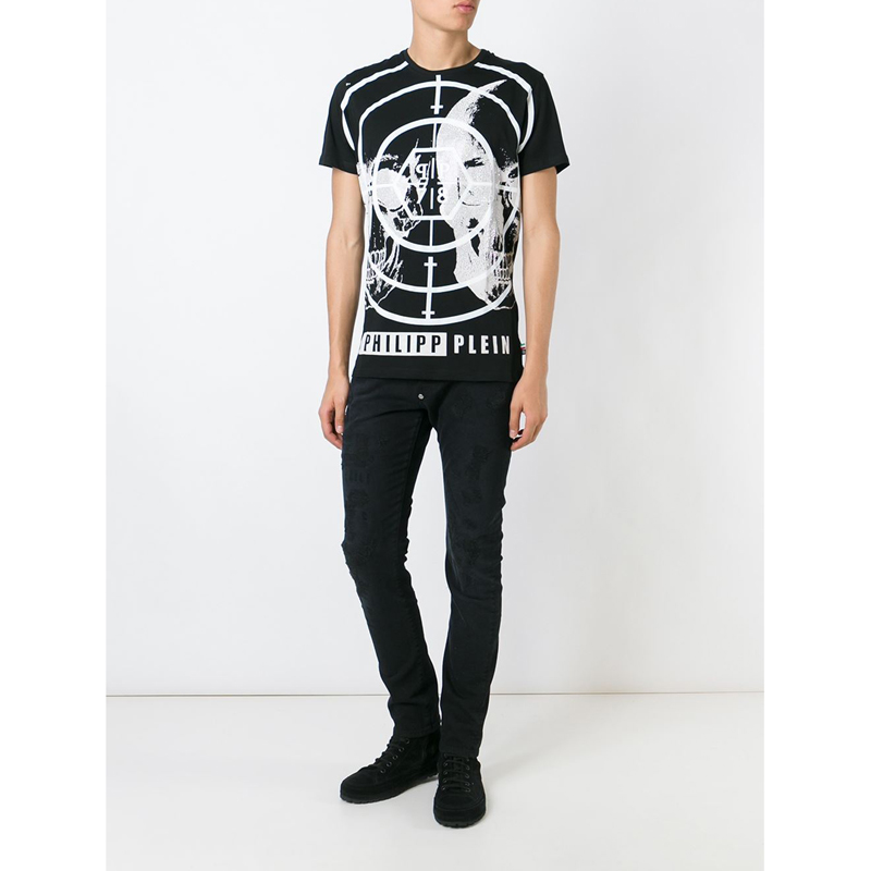 philipp plein/菲利普·普蘭 男士t恤 hm348579[02]