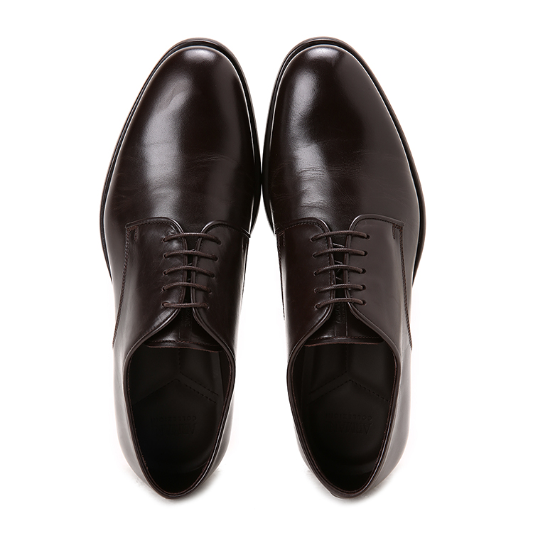 armani collezioni/阿玛尼卡尔兹男士商务鞋-男士黑色皮鞋 材质:牛