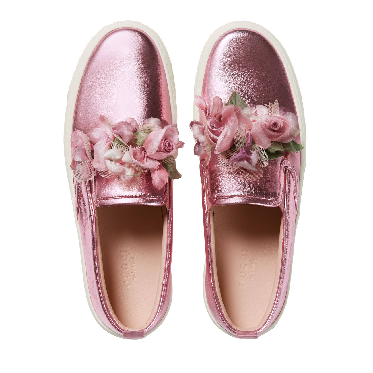 gucci/古驰 立体花卉 闪粉 女士运动鞋 414990