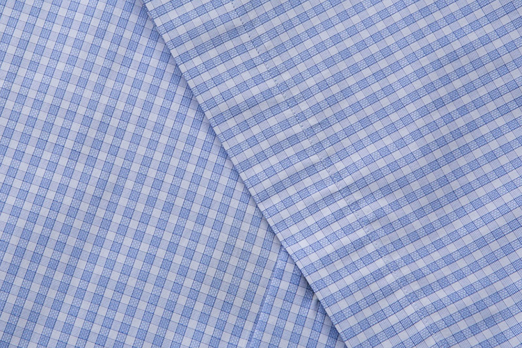 modesto bertotto/博图 意大利轻奢男装 蓝色格纹 商务经典 短袖衬衫