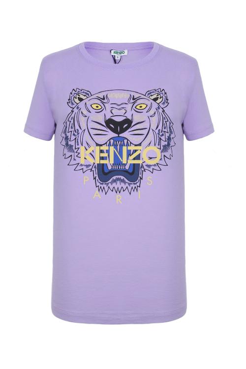 kenzo/高田贤三 2016春夏新款 圆领虎头纯棉短袖女士t恤 2ts721