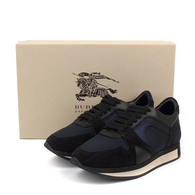 burberry/博柏利 女士黑色系带运动鞋黑色 37