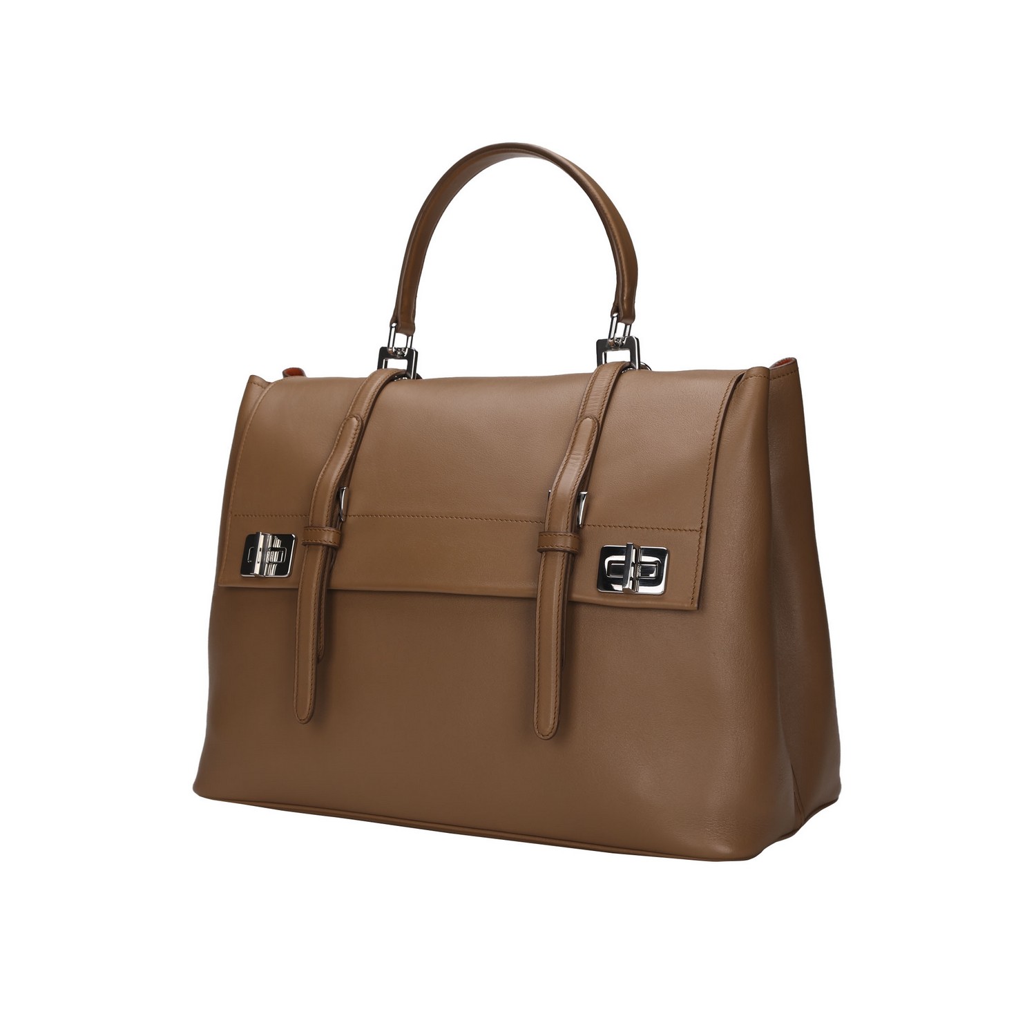 prada/普拉达 女士真皮棕色手提包 pdbn27902e7l